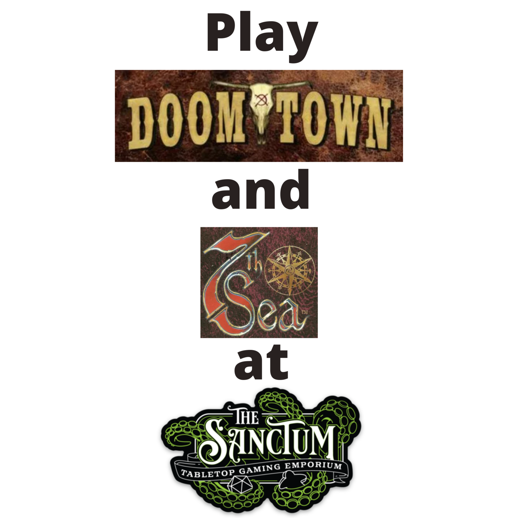 Tuesday Night Tabletop in 2025: Doomtown & 7th Sea