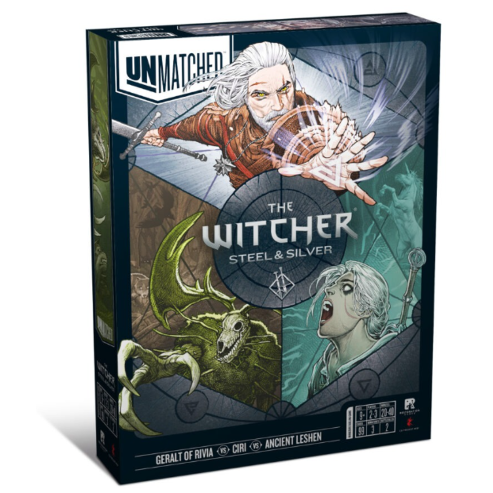 Restoration Games Unmatched: The Witcher: Steel & Silver
