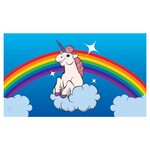 Legion Supplies Stitched Edge Playmat: Rainbow Unicorn