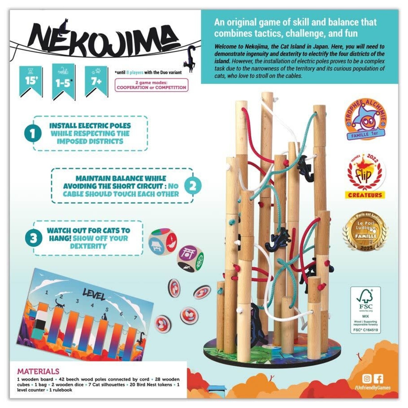 Hachette Board Games Nekojima