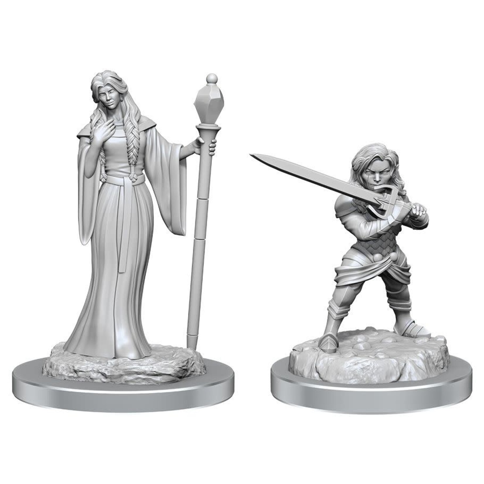 WizKids Critical Role: Female Human Wizard & Female Halfling Holy Warrior