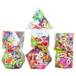 Sirius Dice 7-Die Set: Sharp Fruit
