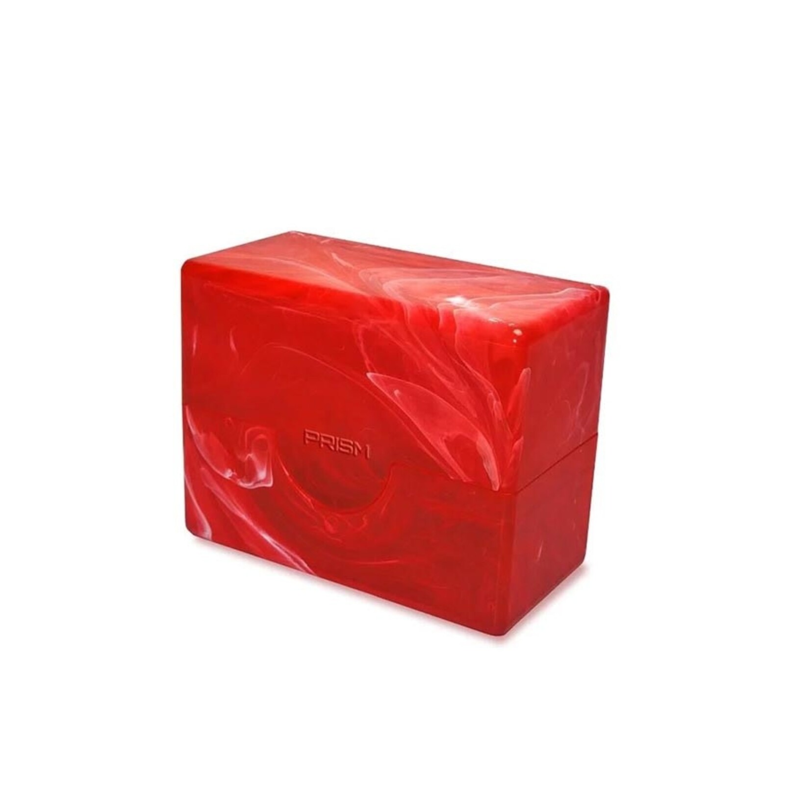 BCW Supplies Deck Box: Spectrum Prism 50ct: Carnelian Marble: Red