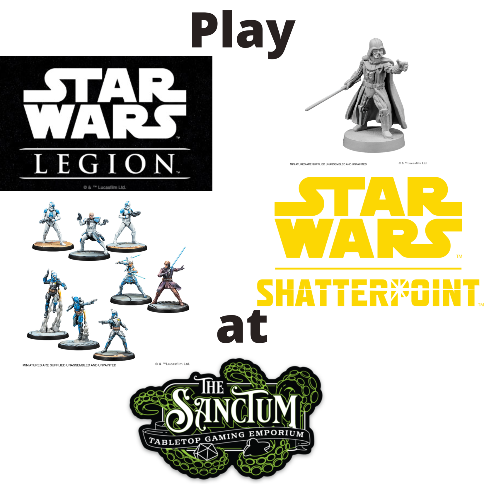 Miniatures Open Gaming: Star Wars: Legion & Shatterpoint