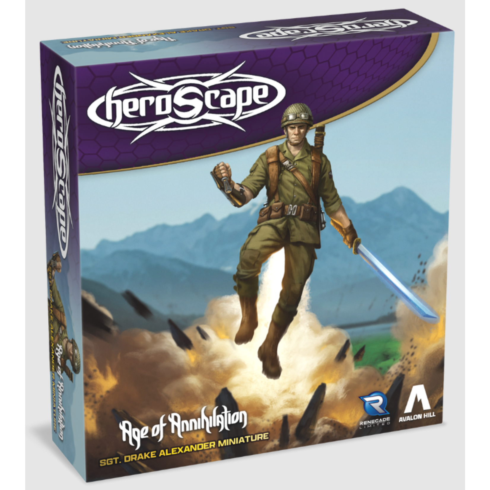 Renegade Game Studios Heroscape: Age of Annihilation: Sgt. Drake Alexander Miniature