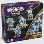 Renegade Game Studios Heroscape: Age of Annihilation: Rising Tide: Knight Primus Adelbern and Oroo Borealis Premium Painted Edition