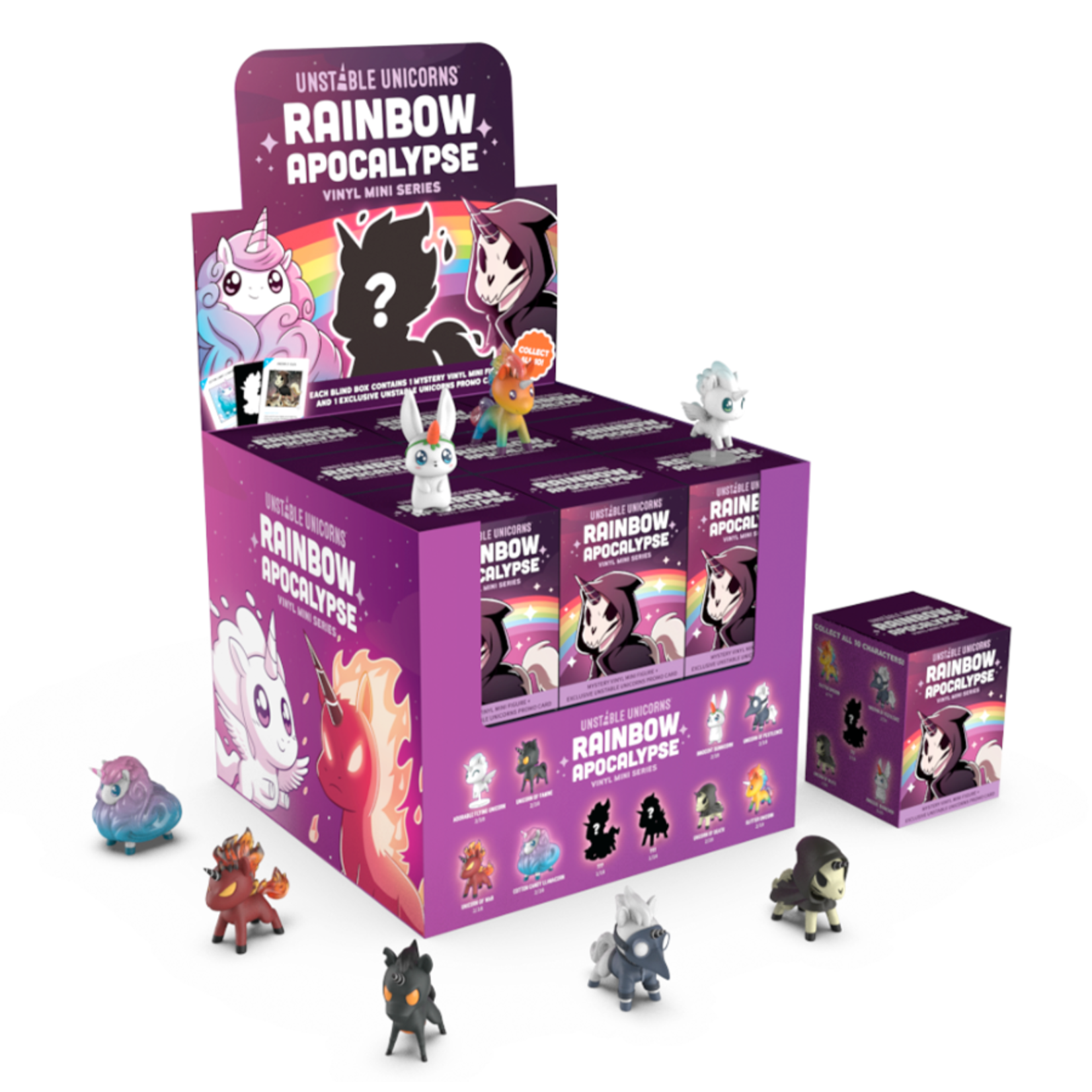 Teeturtle LLC Unstable Unicorns: Rainbow Apocalypse Vinyl Mini Series Blind Box