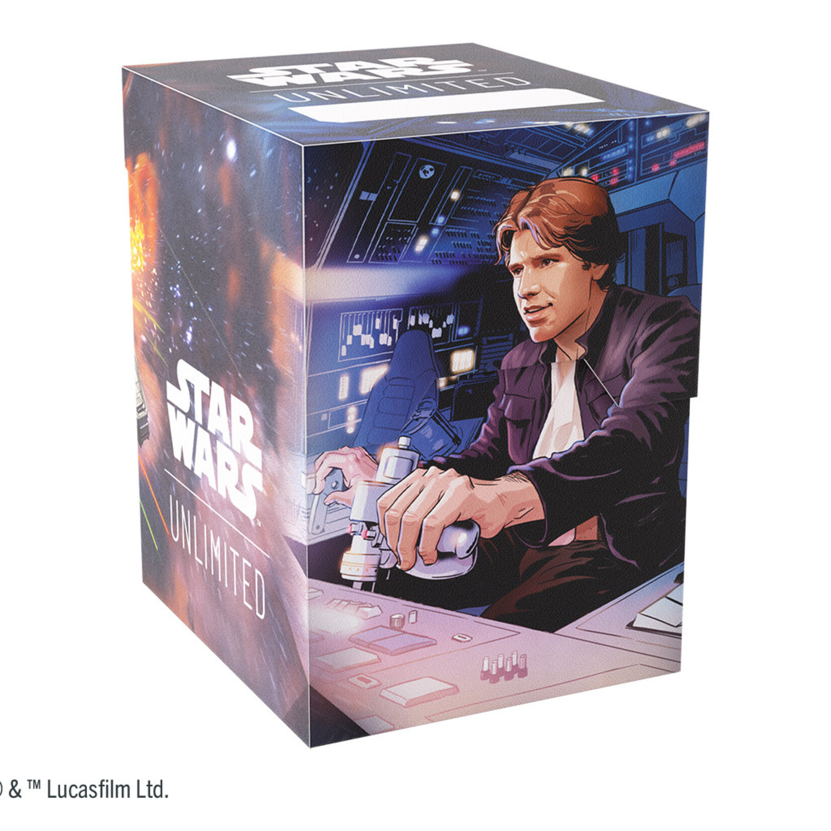Gamegenic Star Wars: Unlimited Soft Crate: Han Solo & Millenium Falcon