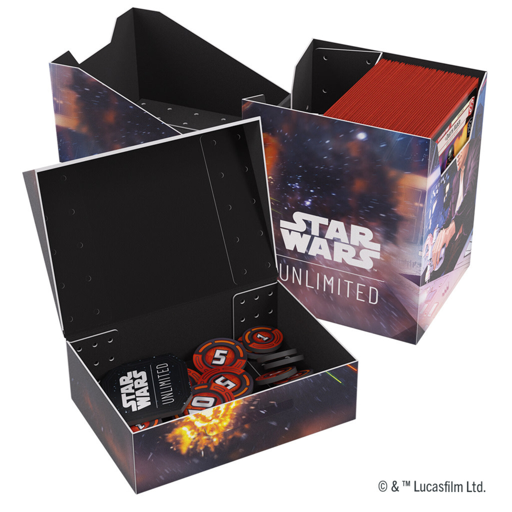Gamegenic Star Wars: Unlimited Soft Crate: Han Solo & Millenium Falcon