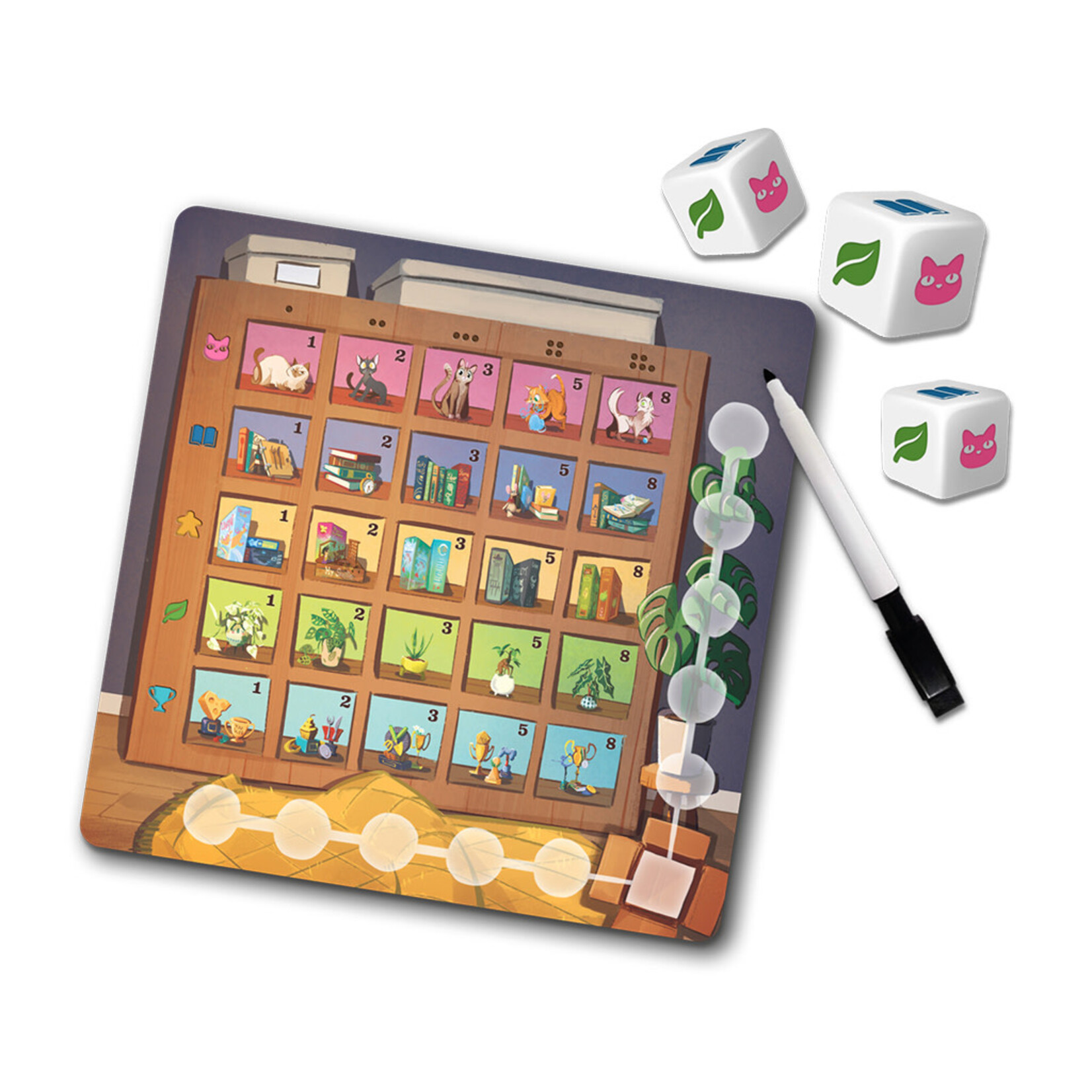 Lucky Duck Games My Shelfie: The Dice Game