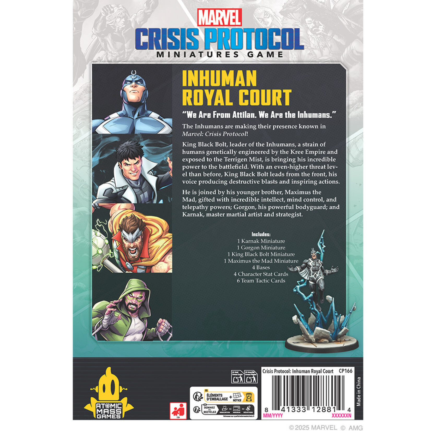 Atomic Mass Games Marvel: Crisis Protocol: Inhuman Royal Court Character Pack