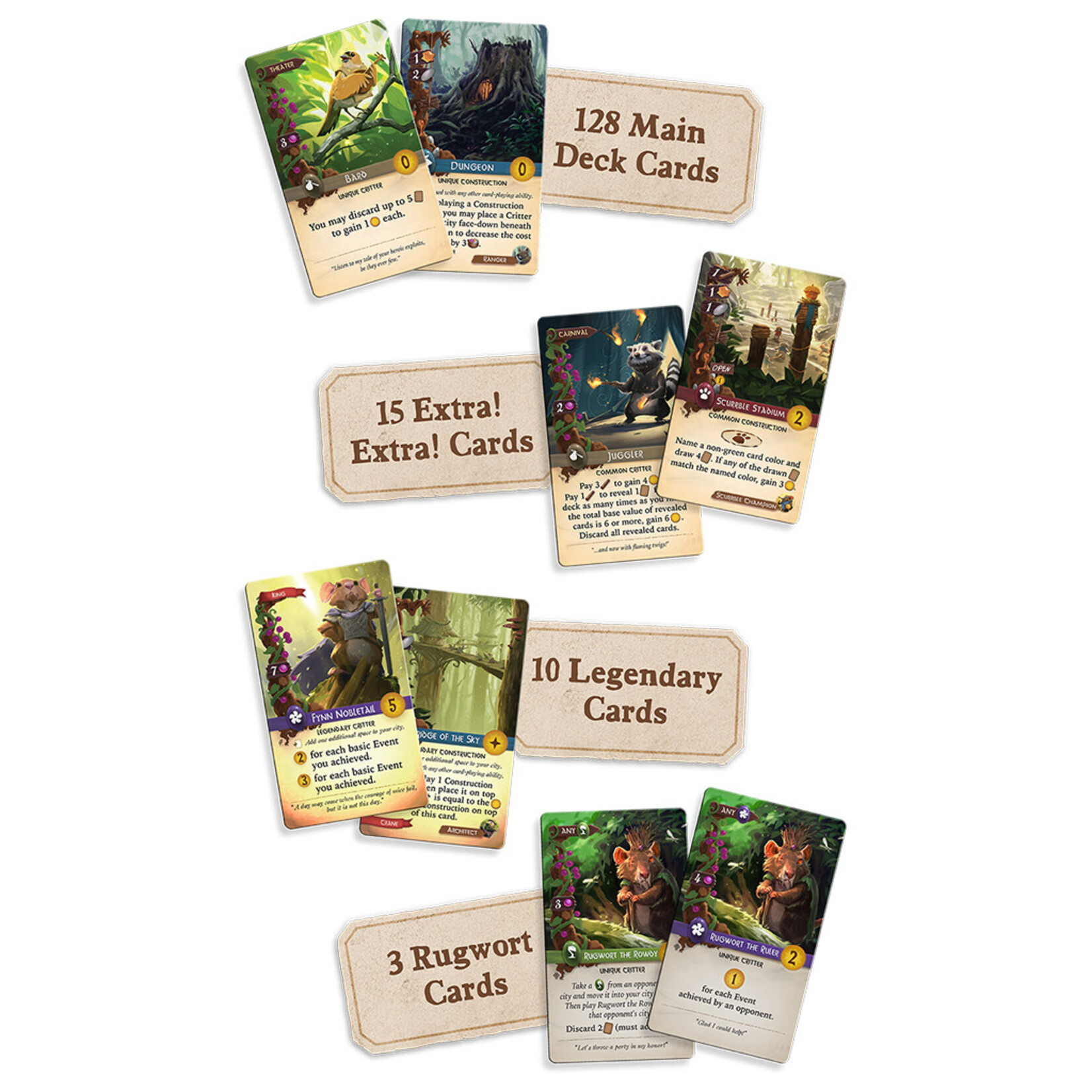 Tabletop Tycoon Everdell Oversized Cards for Collector's Edition