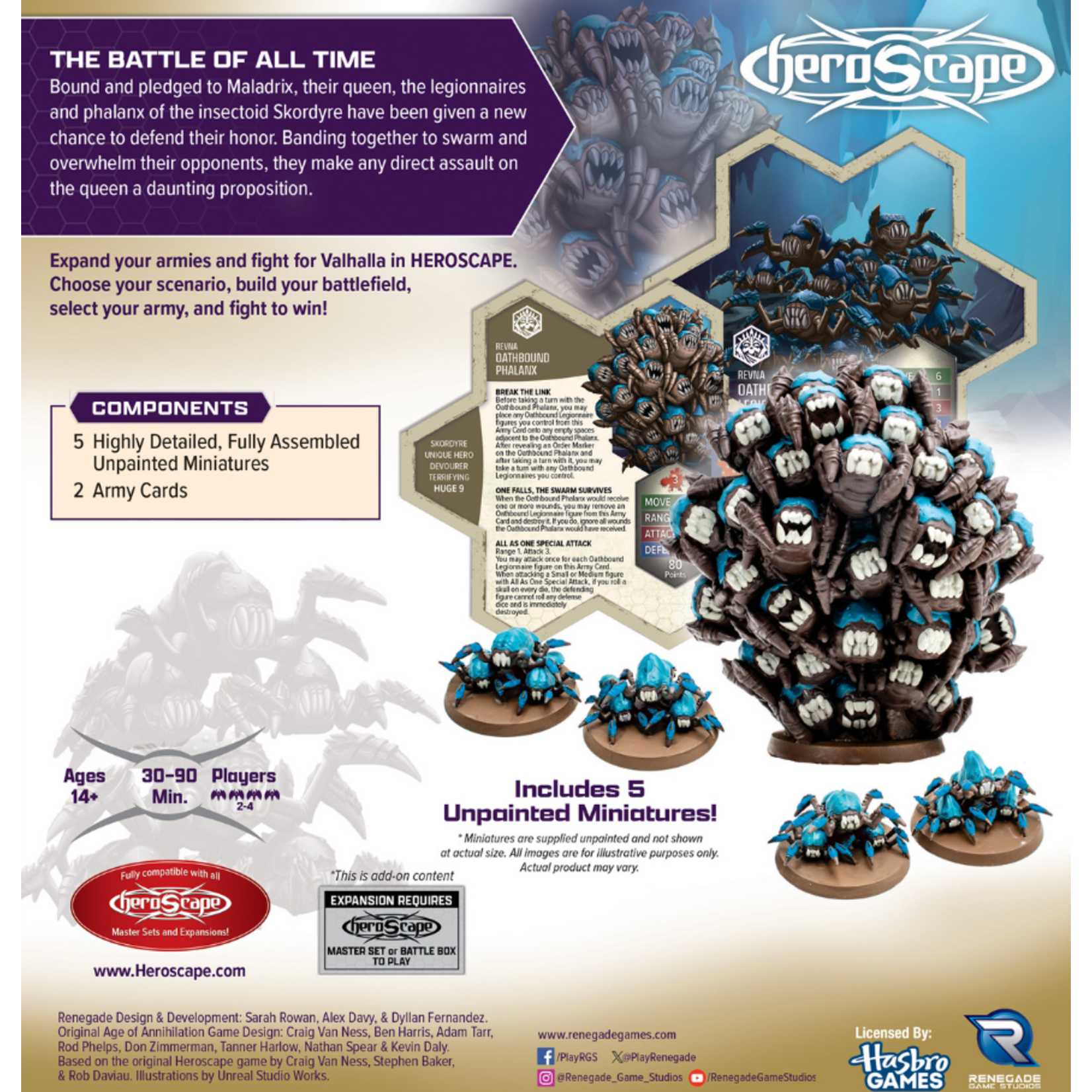 Renegade Game Studios Heroscape: Rising Tide: Oathbound Phalanx and Oathbound Legionnaires