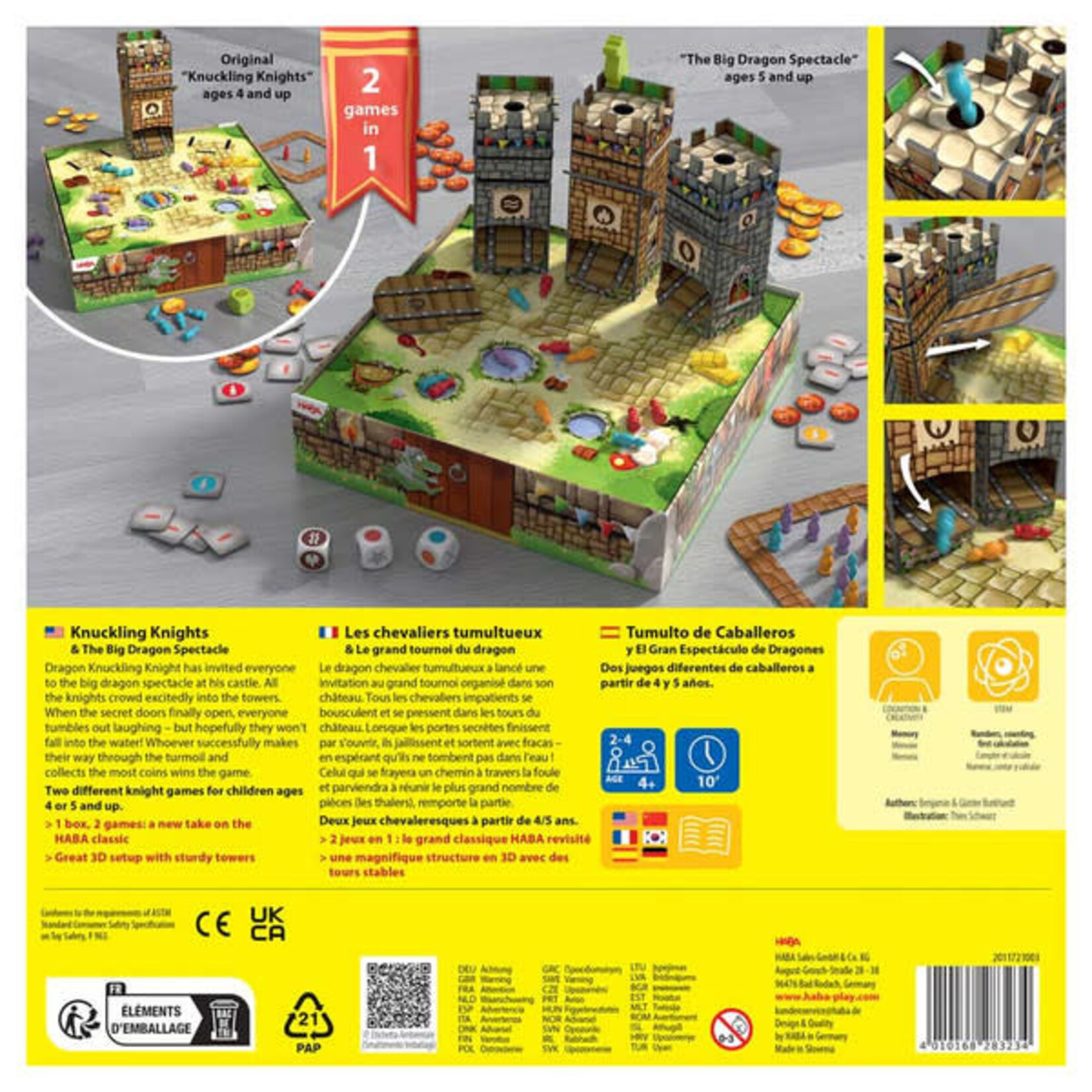 HABA Knuckling Knights & The Big Dragon Spectacle