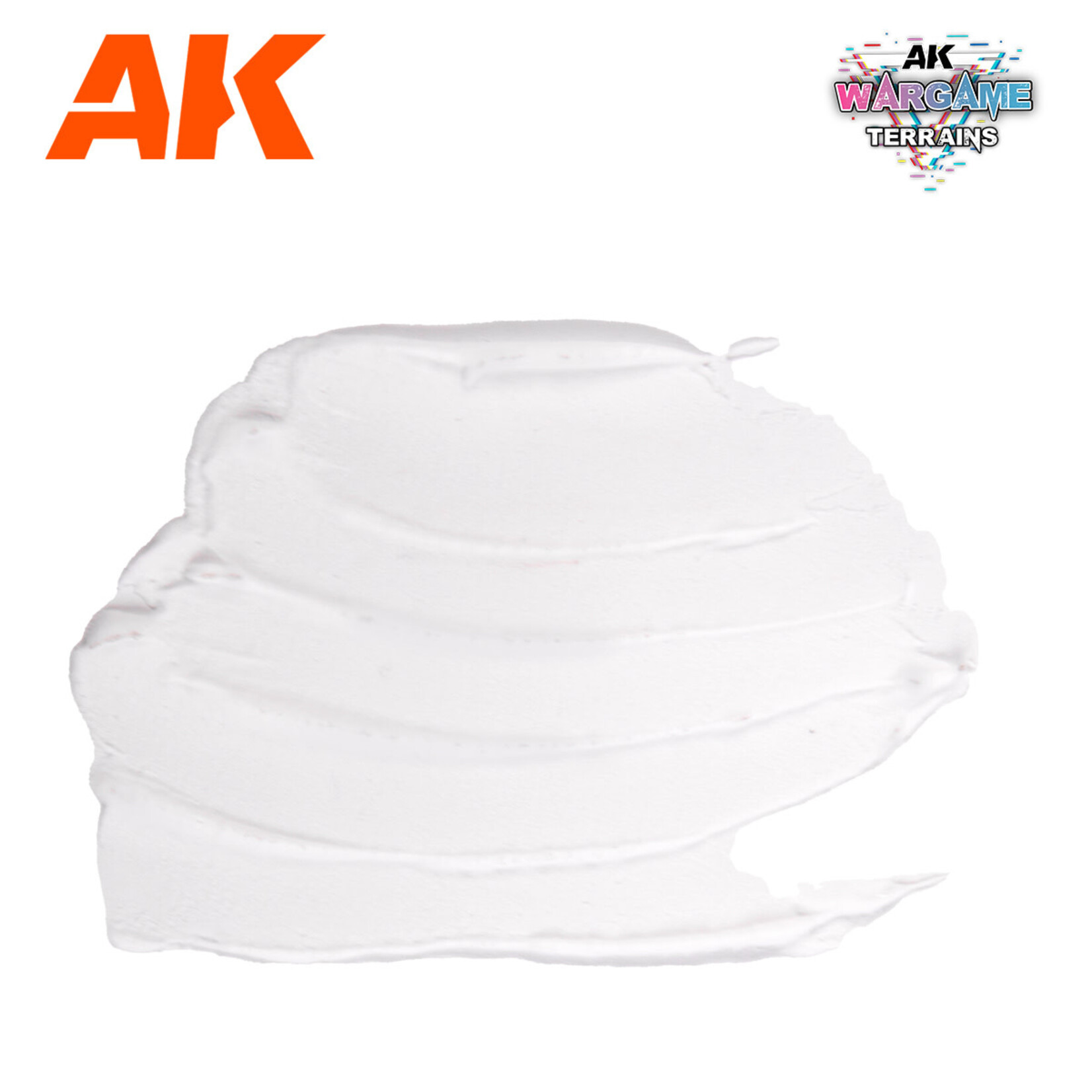 AK Interactive Diorama Series: Terrains Acrylic 100ml: Snow