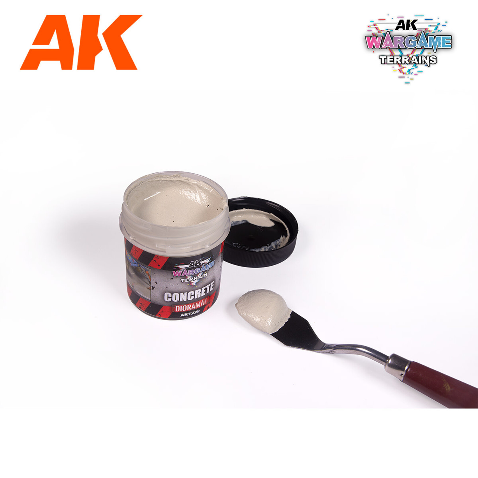 AK Interactive Diorama Series: Terrains Acrylic 100ml: Concrete