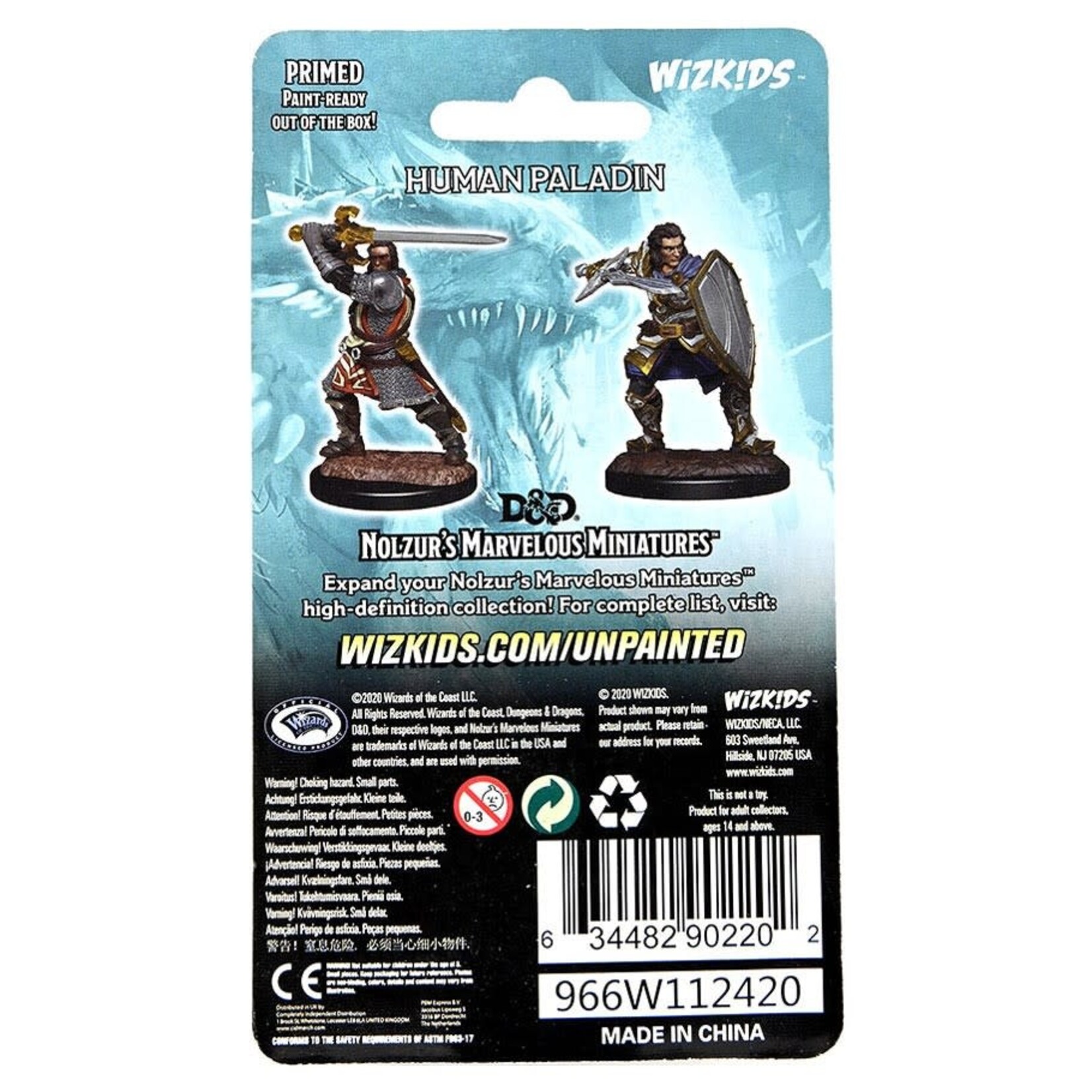 WizKids D&D: Nolzur's Marvelous Miniatures: Human Paladin
