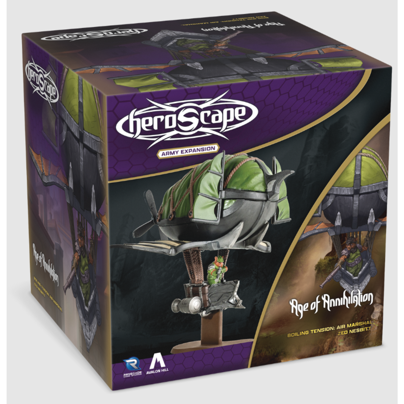 Renegade Game Studios Heroscape: Boiling Tension: Air Marshal Zed Nesbitt