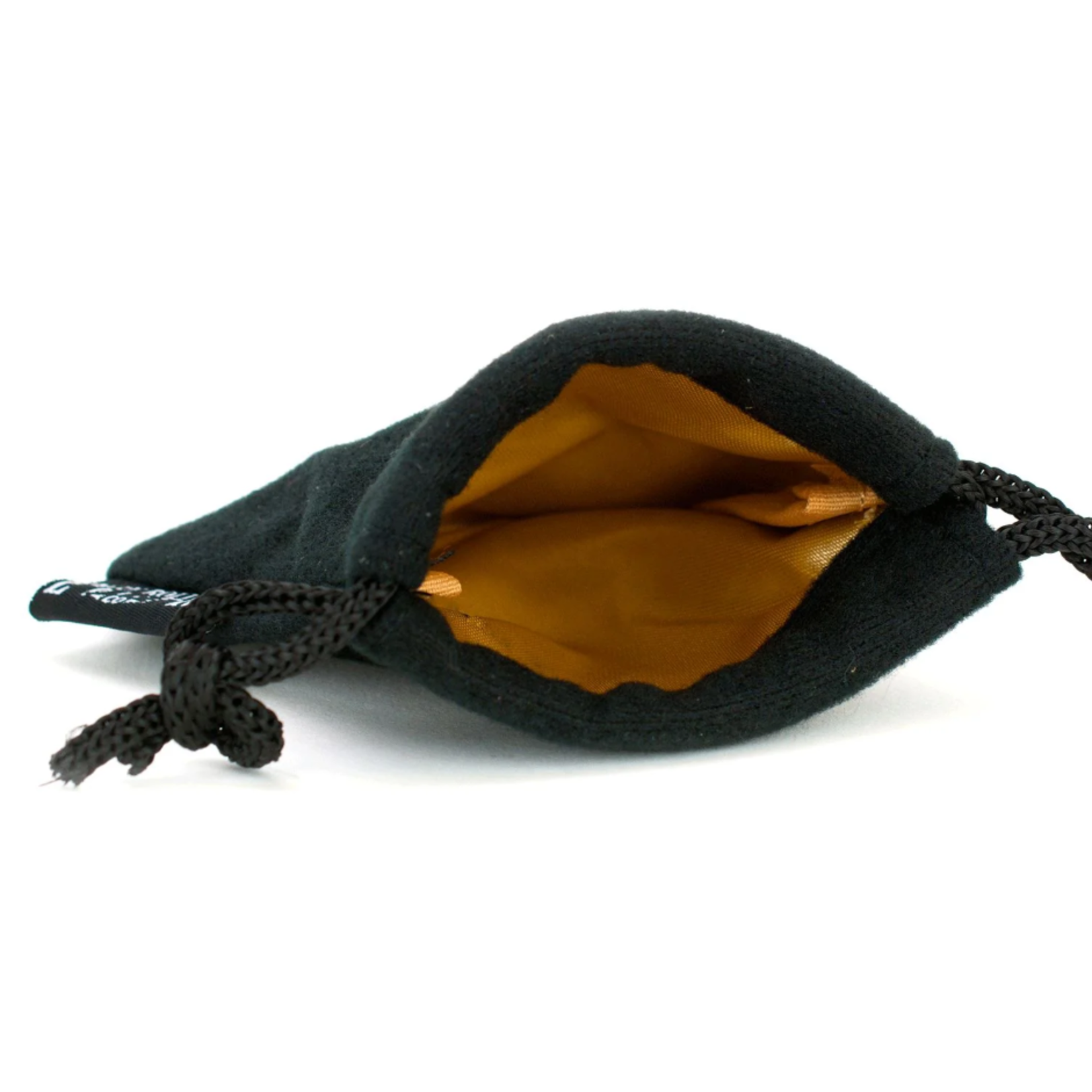 Easy Roller Dice Small Black Velvet Dice Bag with Color Satin Interior 3.75"x4"
