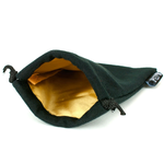 Easy Roller Dice Large Black Velvet Dice Bag with Color Satin Interior 5"x8"