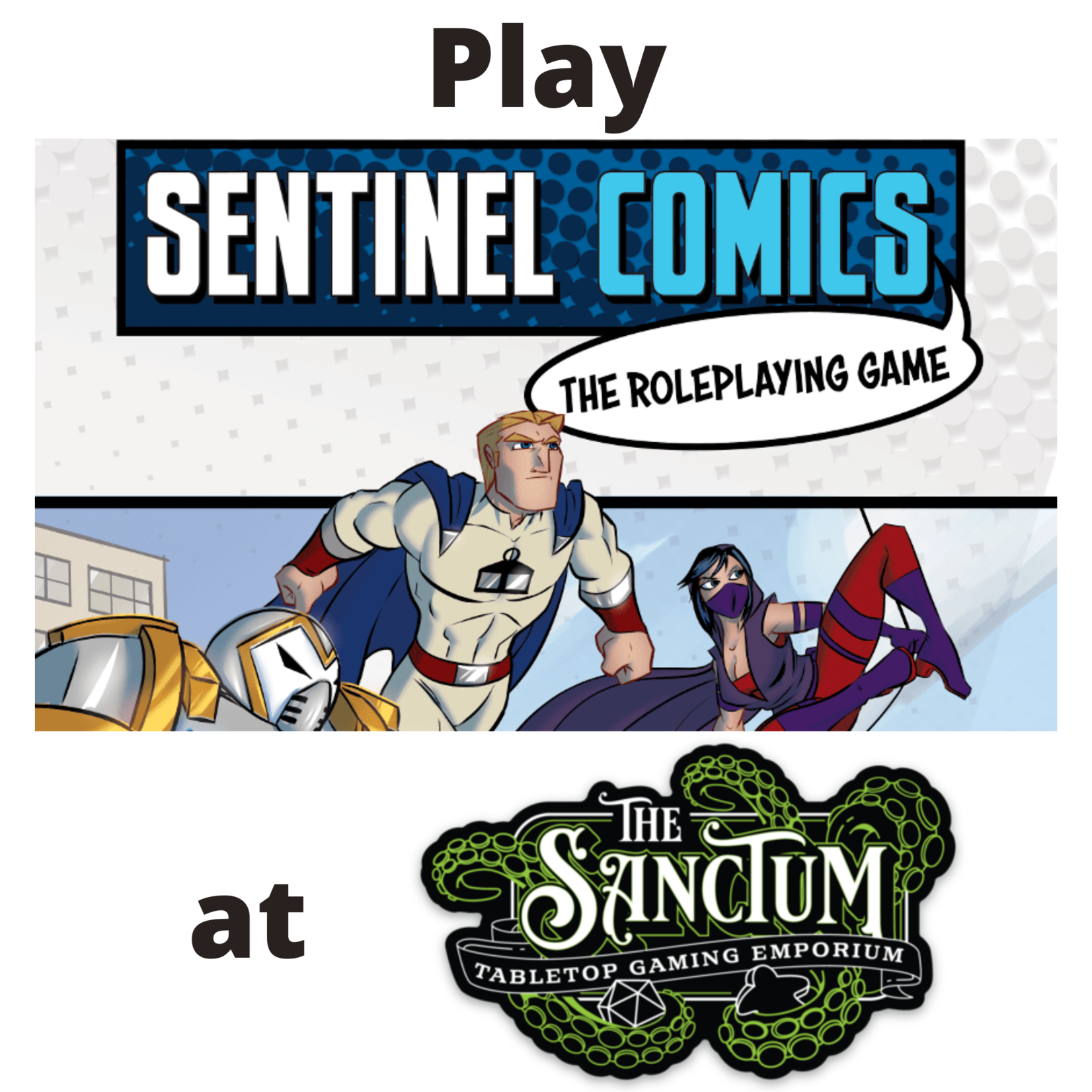One-Shot Sentinel Comics RPG Event: 6/26/25, 6 pm: Summer Blockbuster Superheroes
