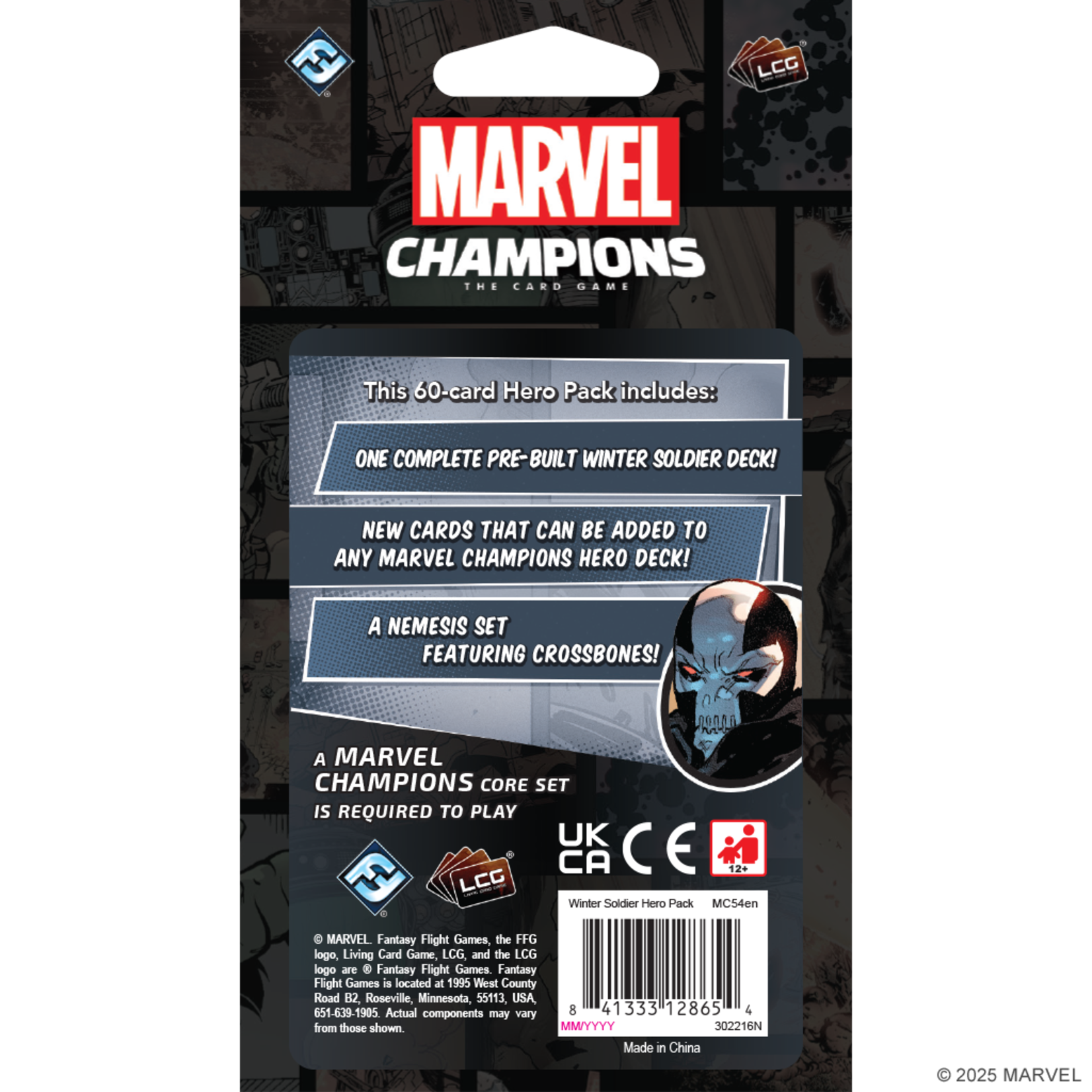 Fantasy Flight Games Marvel Champions: Winter Soldier Hero Pack