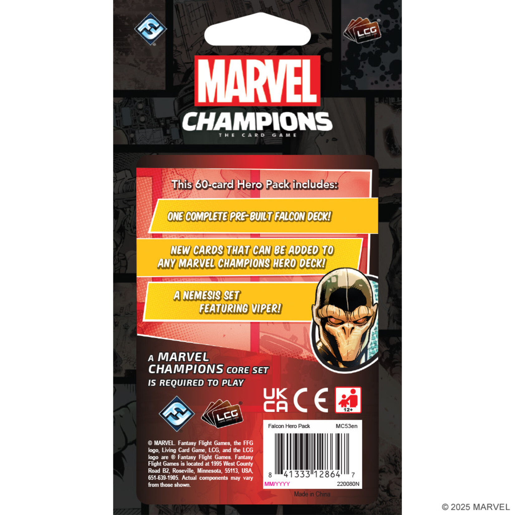 Fantasy Flight Games Marvel Champions: Falcon Hero Pack