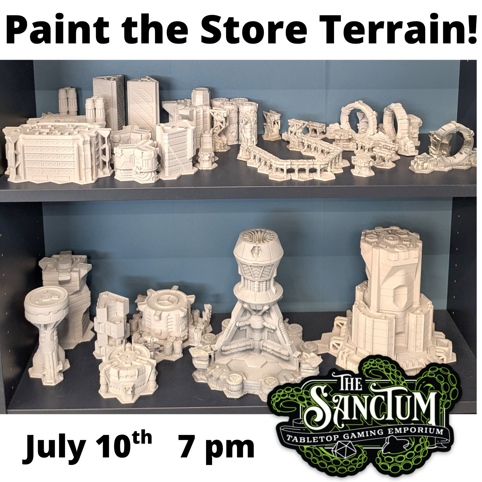 Painting Workshop: 7/10/25 7 pm: Store Terrain Painting
