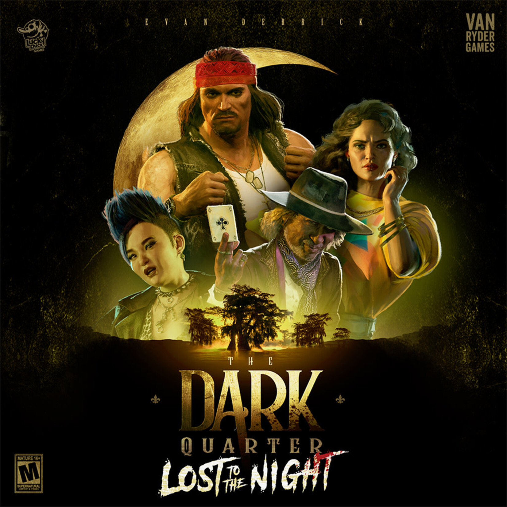 Lucky Duck Games The Dark Quarter: Lost to the Night Expansion