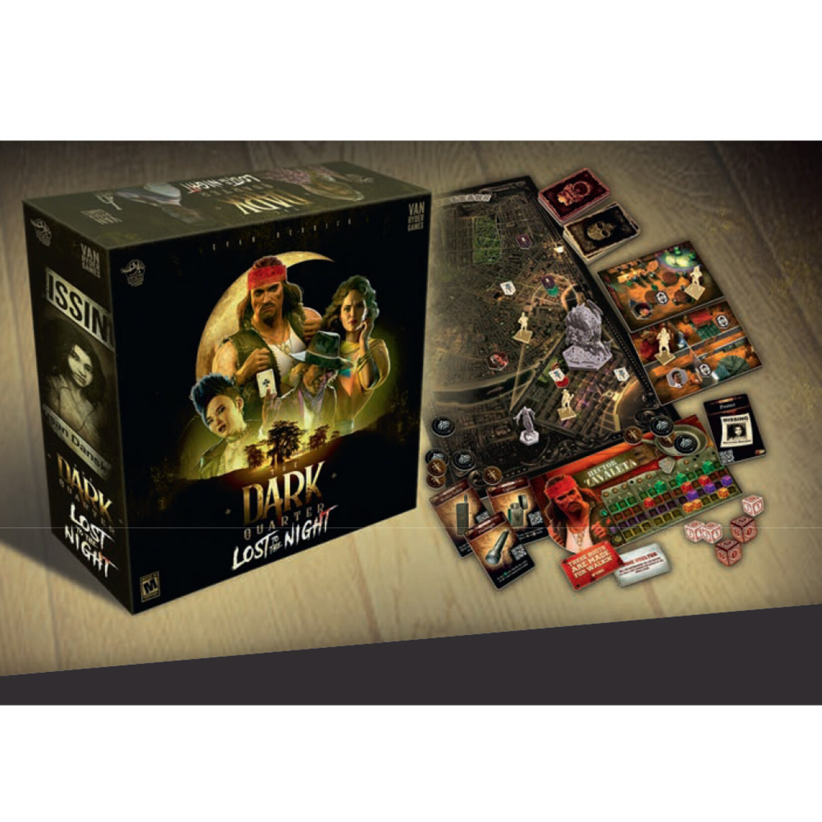 Lucky Duck Games The Dark Quarter: Lost to the Night Expansion