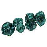 Goodman Games The Caverns of Thracia: DCC Funky 7 Set Verdigris Grecian Vase Dice