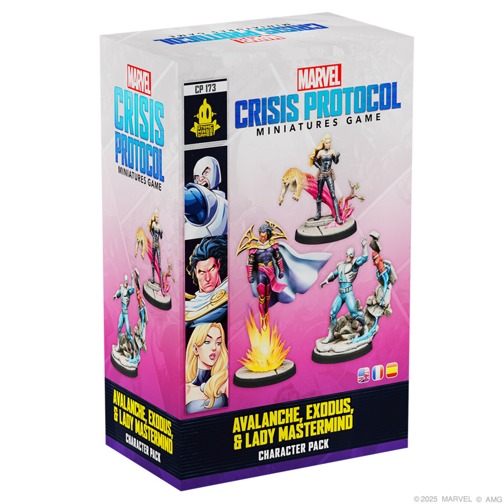 Atomic Mass Games Marvel Crisis Protocol: Avalanche, Exodus & Lady Mastermind Character Pack