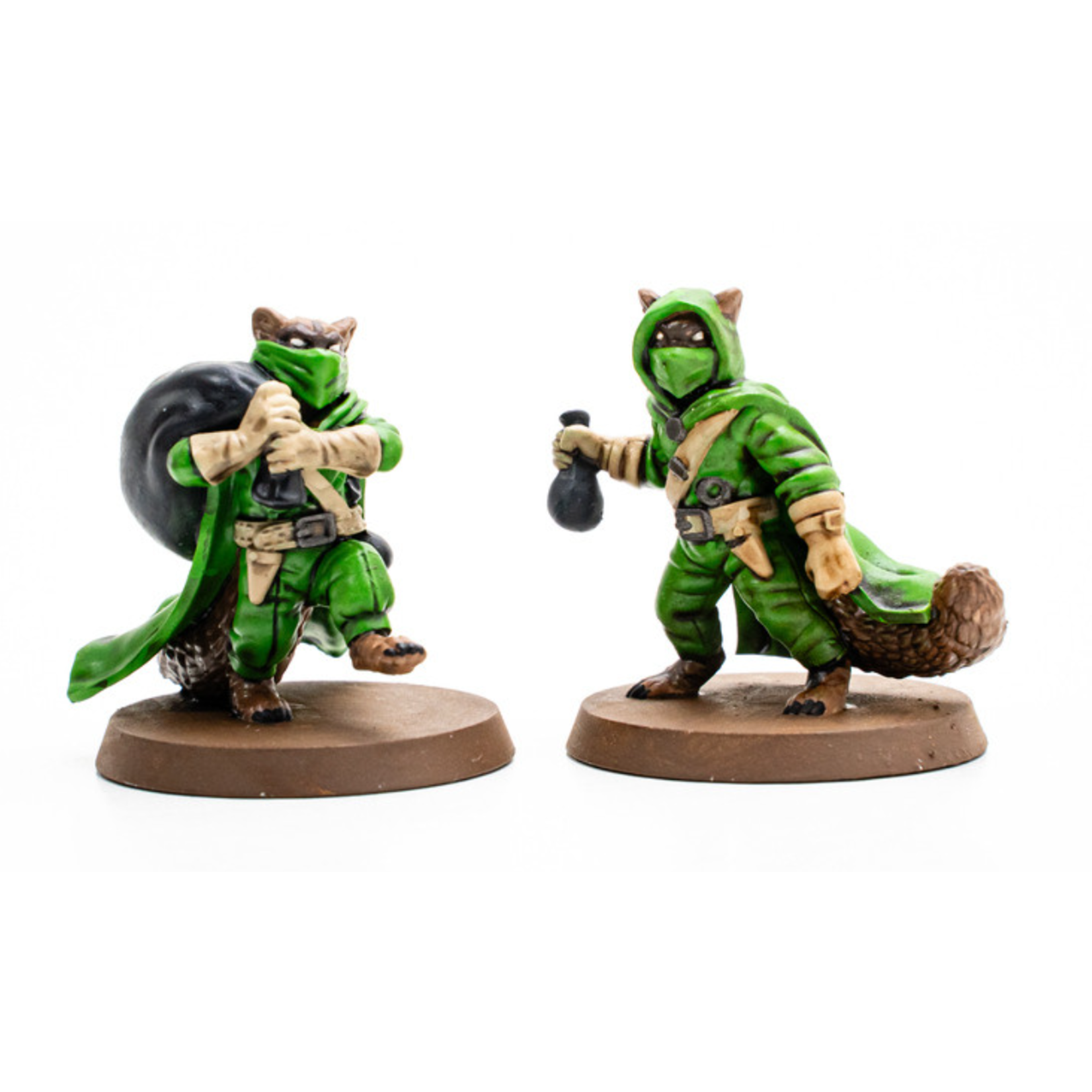 Renegade Game Studios Heroscape: Age of Annihilation: Boiling Tension: Molten Crustaceans and Tanuki Tricksters Premium Painted Edition