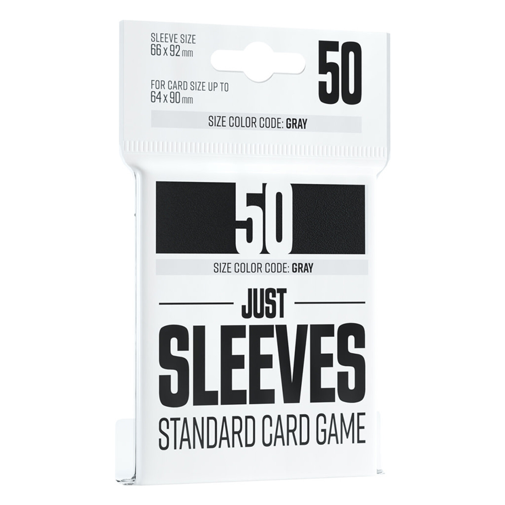 Gamegenic Just Sleeves: 50 Standard Card Game Sleeves: Black