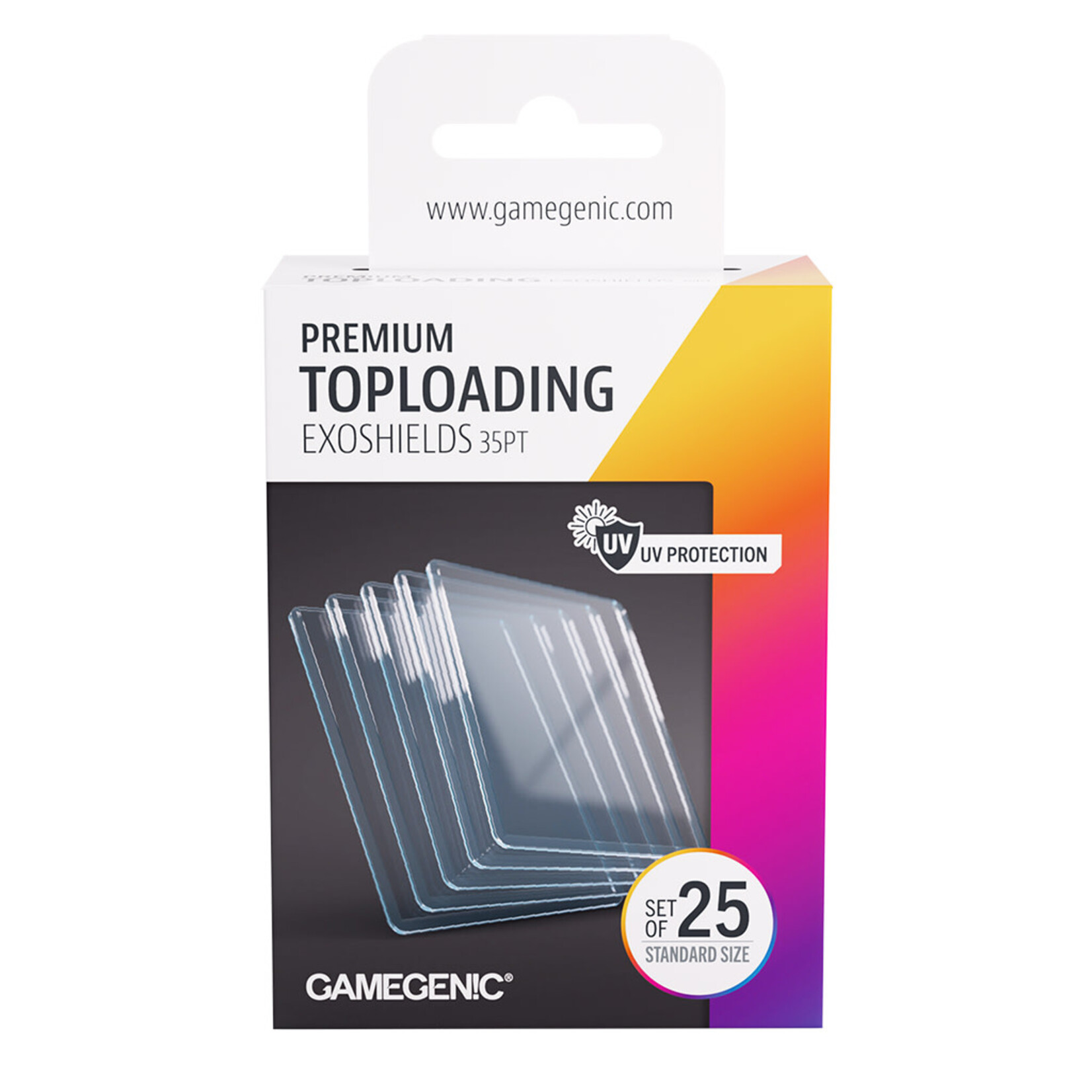 Gamegenic Premium Toploading Exoshields 35pt: Clear