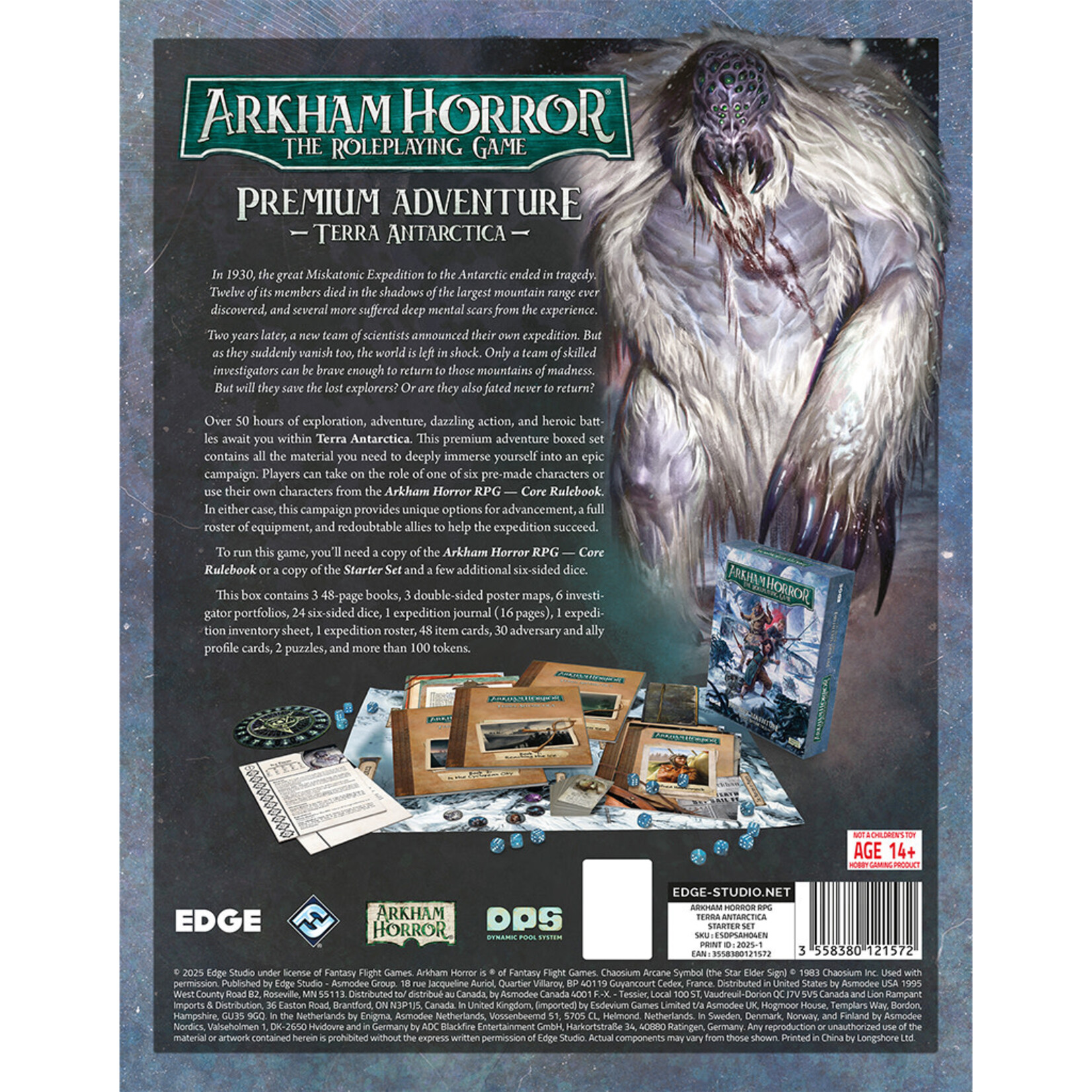 Edge Arkham Horror The Roleplaying Game: Terra Antarctica Premium Adventure