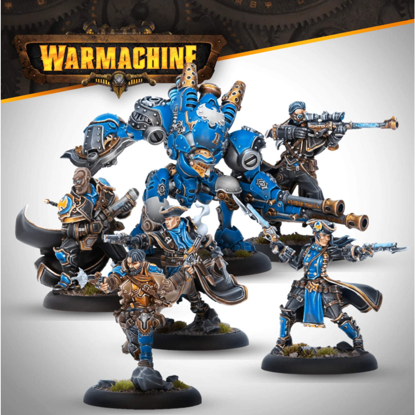 Steamforged Games Ltd Warmachine: Cygnar Hellslingers Command Cadre