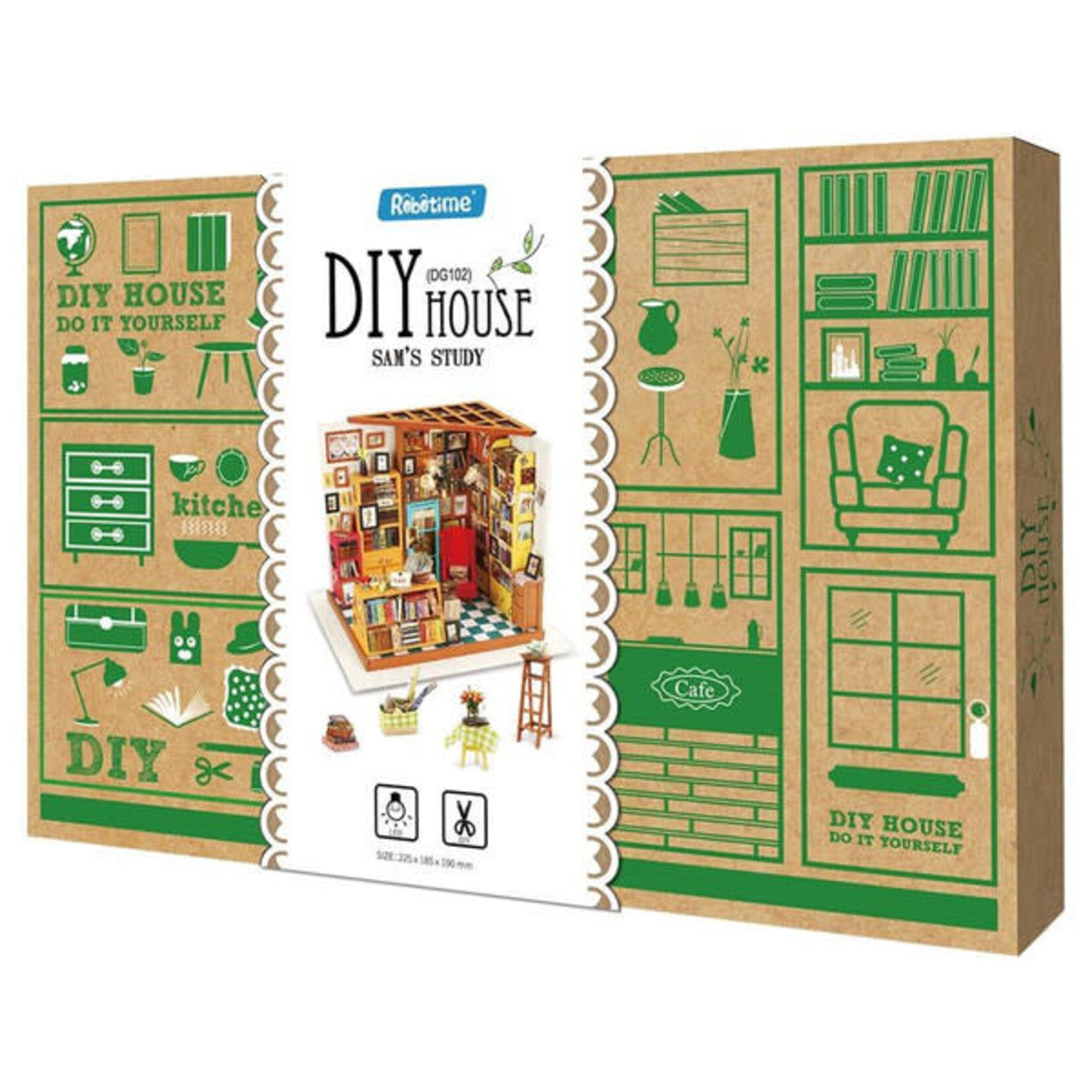 Robotime Rolife: Sam's Study DIY Miniature House