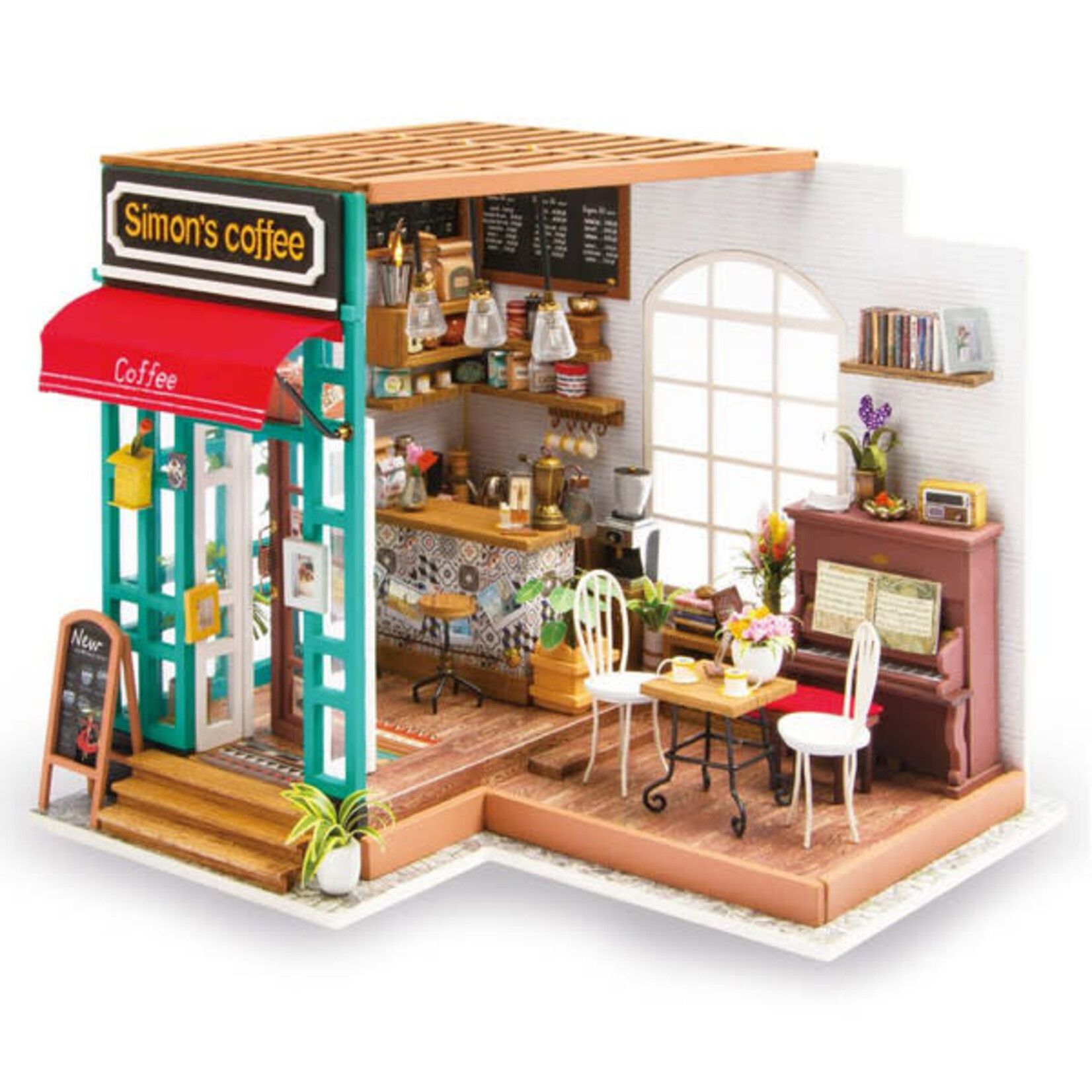 Robotime Rolife: Simon's Coffee DIY Miniature House