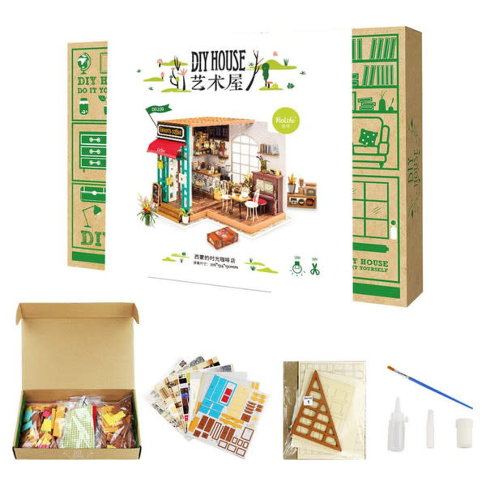 Robotime Rolife: Simon's Coffee DIY Miniature House