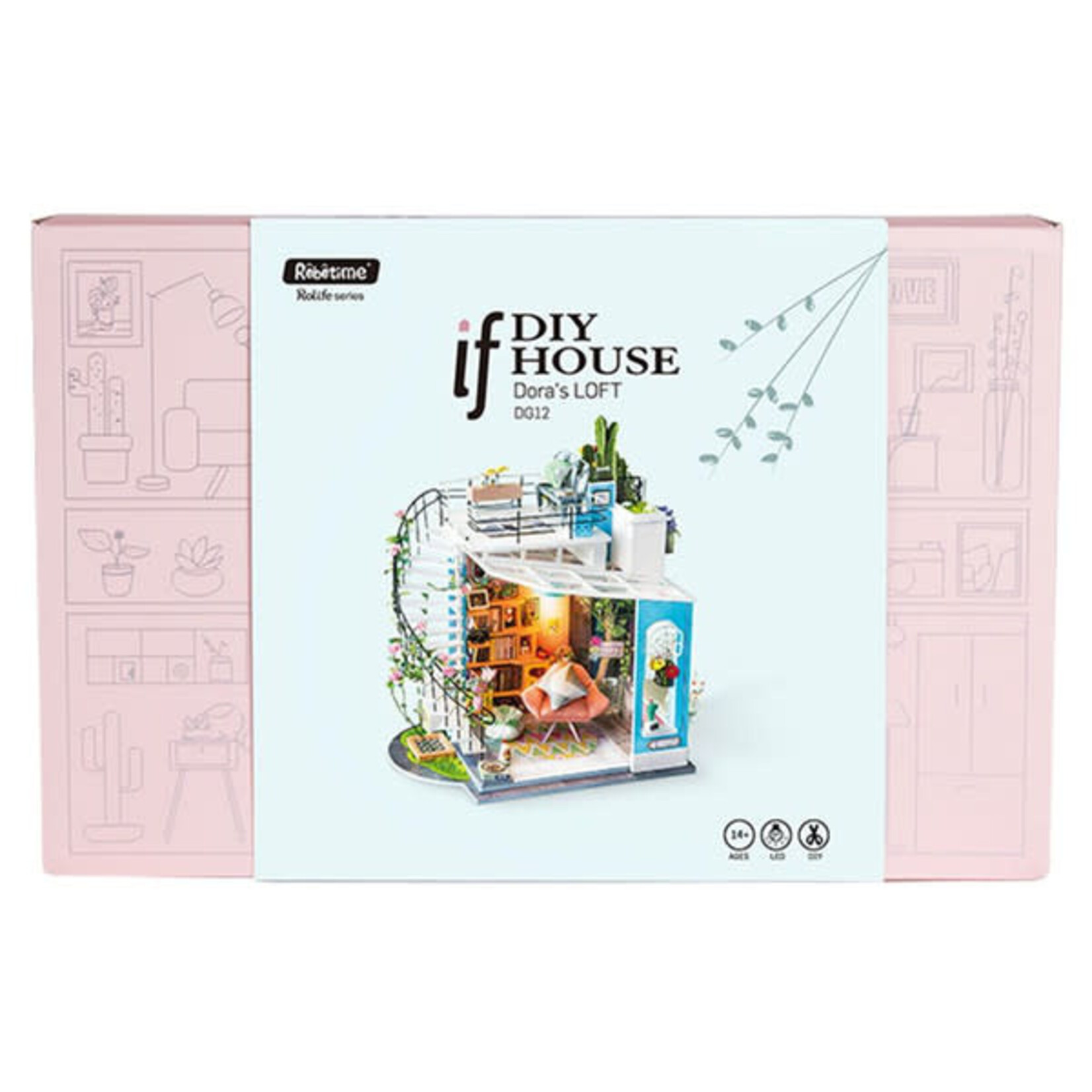 Robotime Rolife: Dora's LOFT DIY House