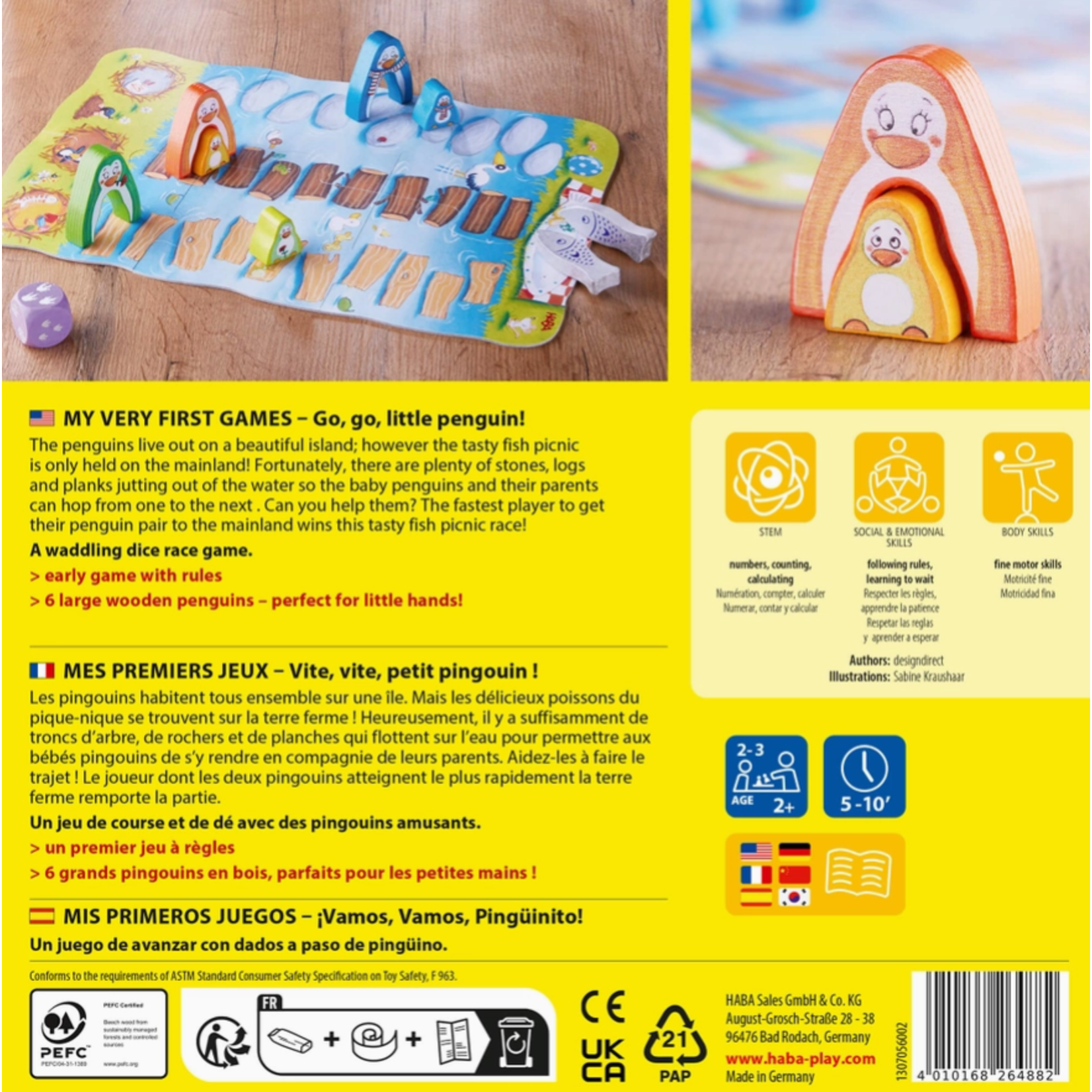 HABA My Very First Games: Go, Go, Little Penguin!