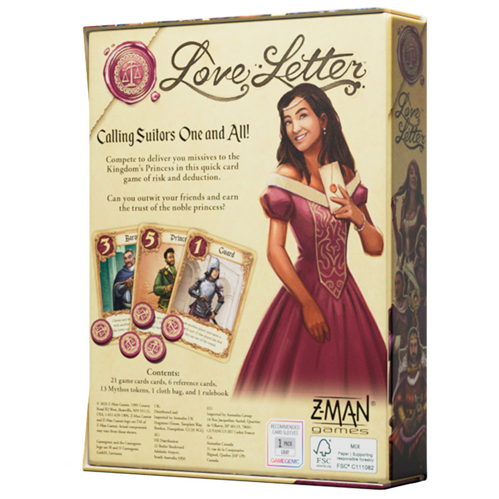 Z-Man Games Love Letter (Boxed Edition)