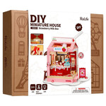 Robotime Rolife: Strawberry Milk Box DIY Miniature House