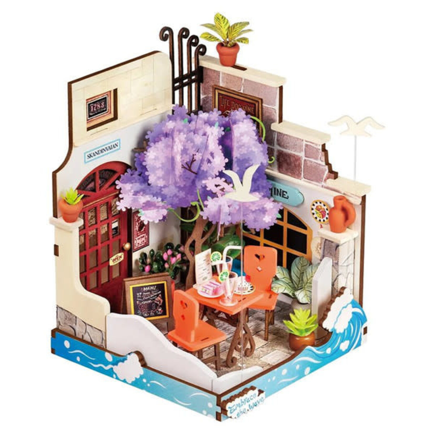 Robotime Rolife: Sea Holiday Restaurant DIY Miniature House