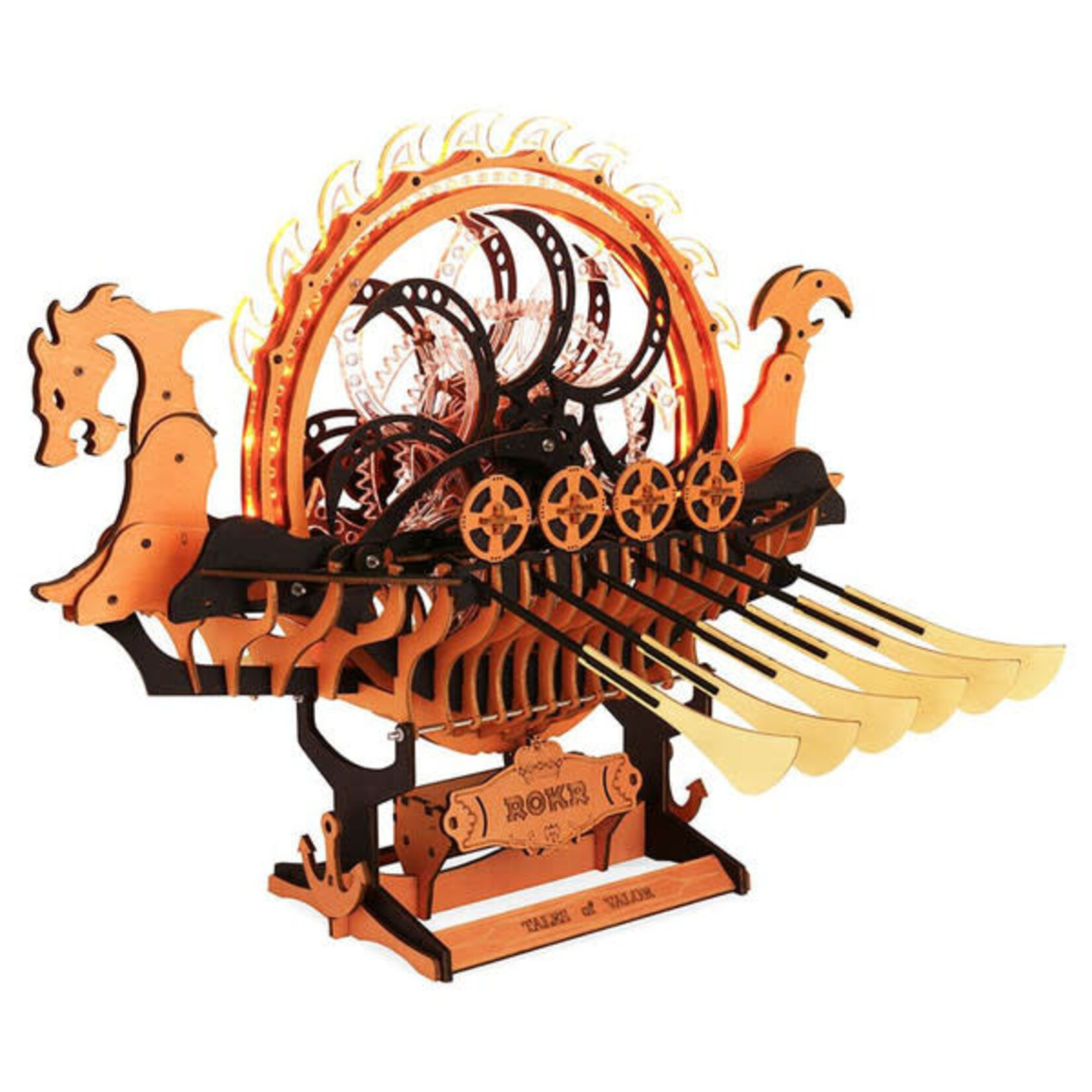 Robotime ROKR: Viking Dragon Ship Mechanical Model