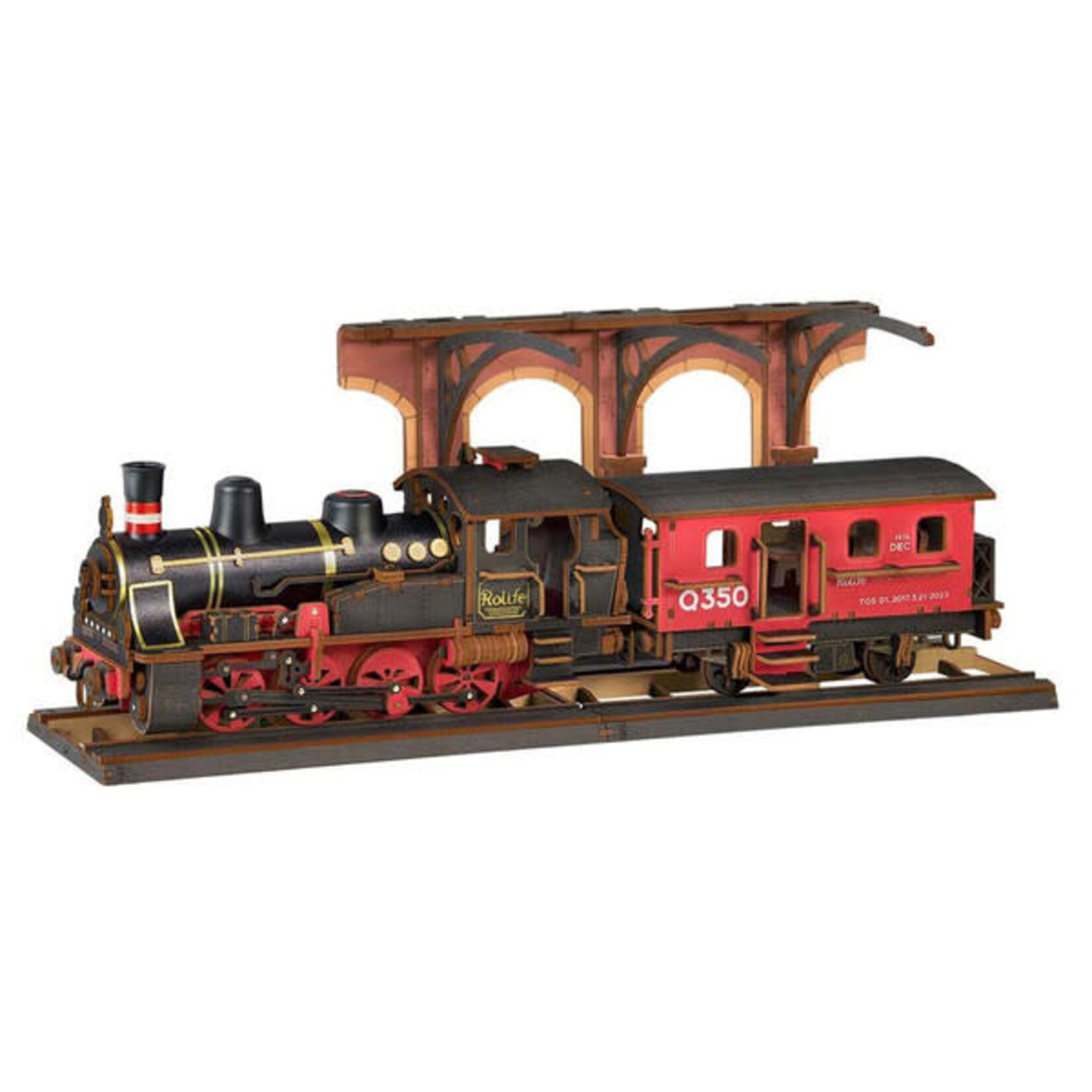 Robotime Rolife: Steam Journey 3D Puzzle Creation Set