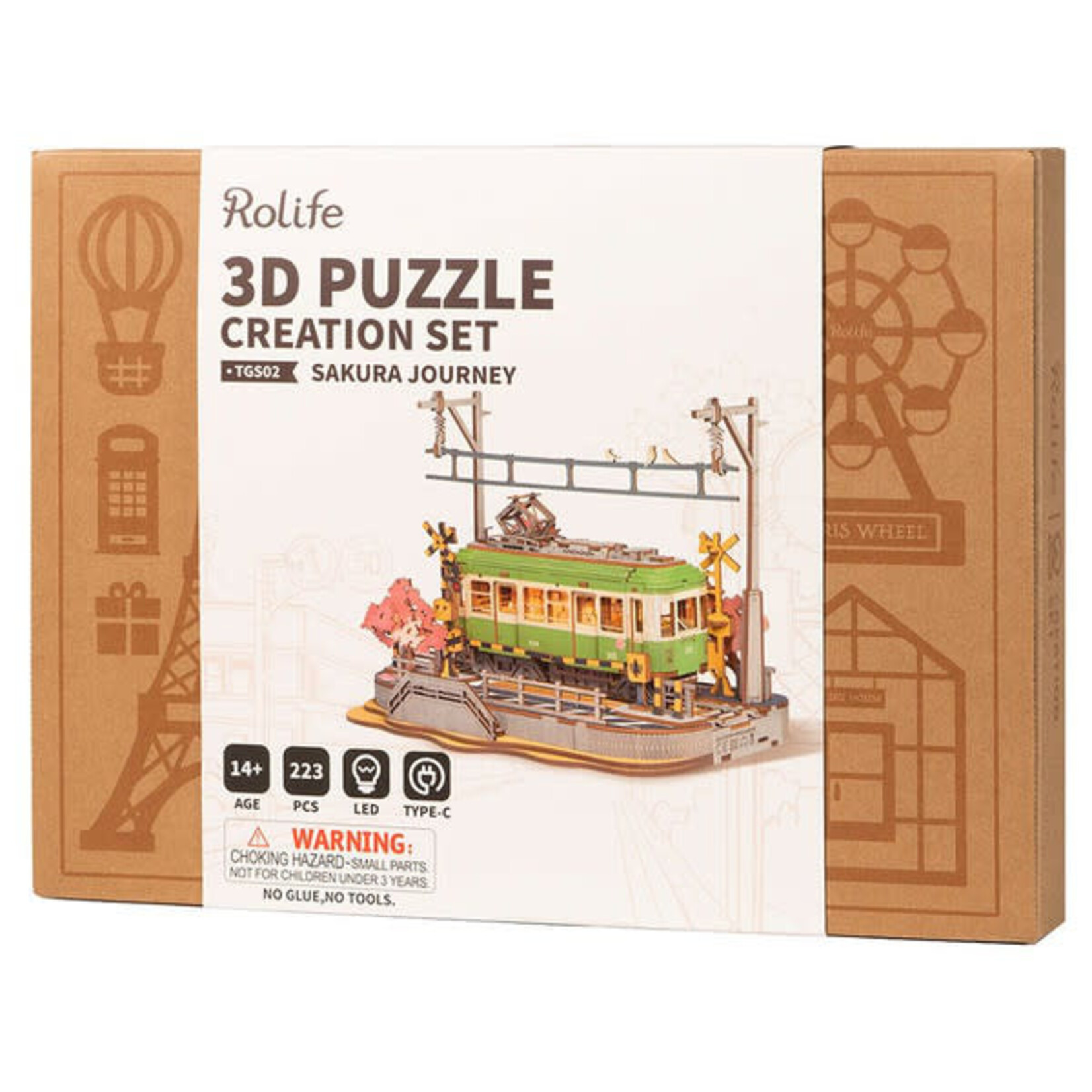 Robotime Rolife: Sakura Journey 3D Puzzle Creation Set