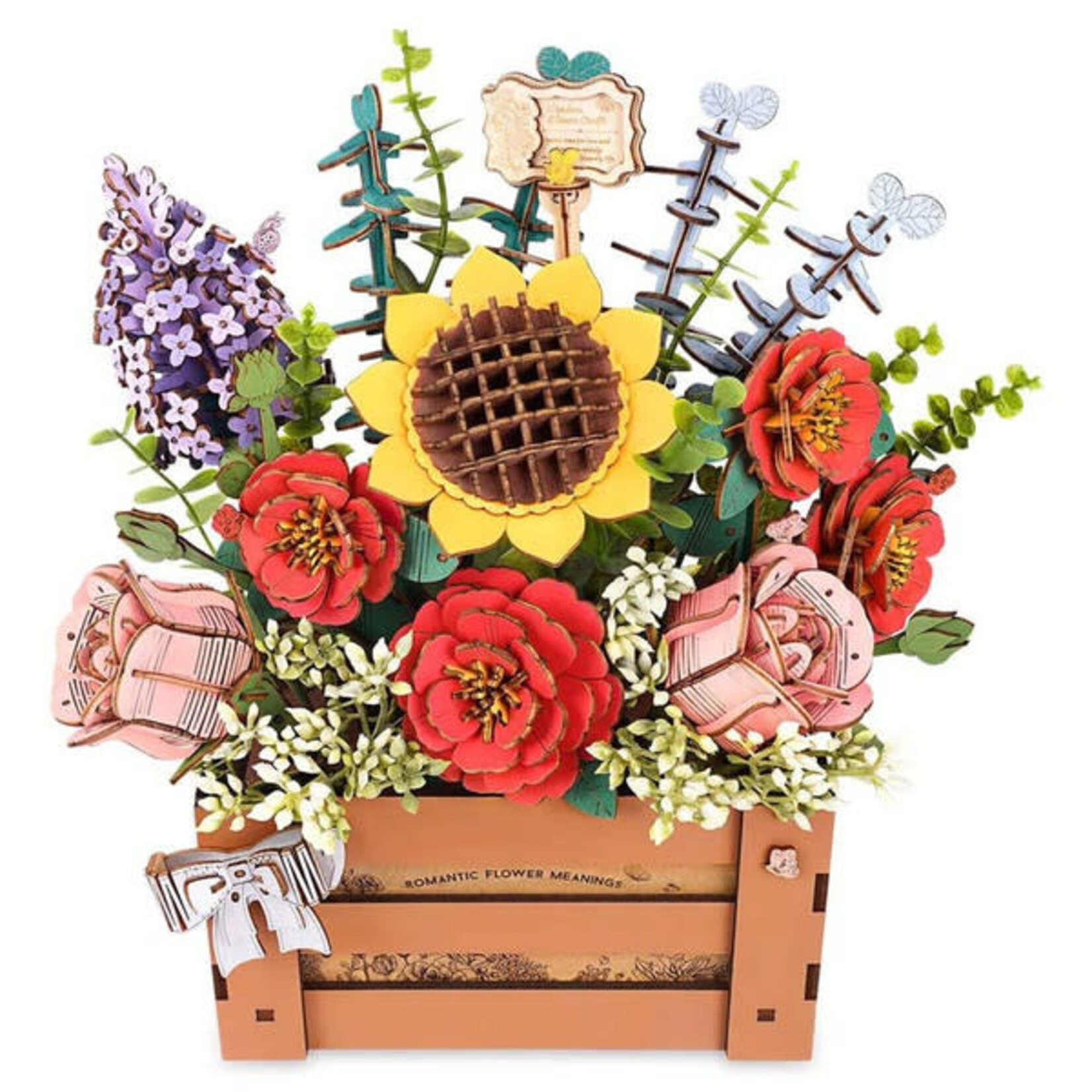 Robotime Rowood: Wooden Bloom Box