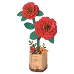 Robotime Rowood: Red Camellia Wooden Bloom Craft